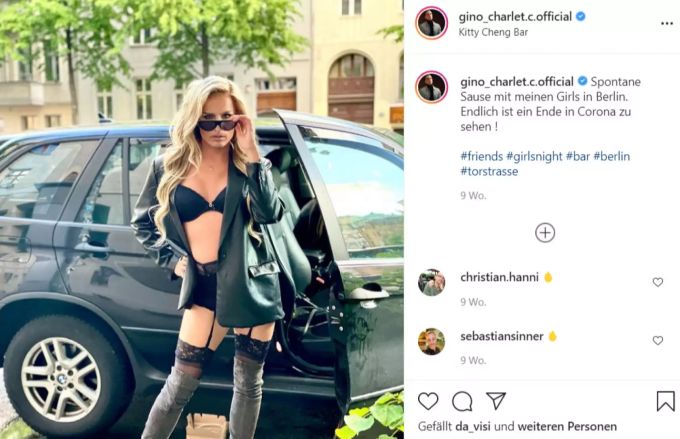 Als Dragqueen Charlet ist Gino auch bei «Kampf der Realitystars» zu sehen. «Kampf der Realitystars»