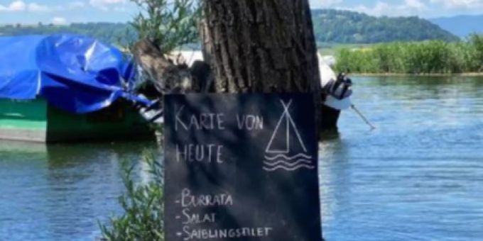 Der Camping Muntelier am Murtensee. (Symbolbild) murtensee