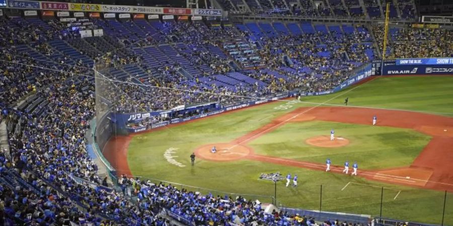 Baseball ist in Japan sehr beliebt. Foto: ---/kyodo/dpa