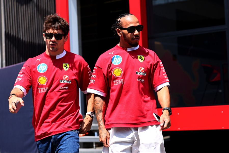Lewis Hamilton Charles Leclerc