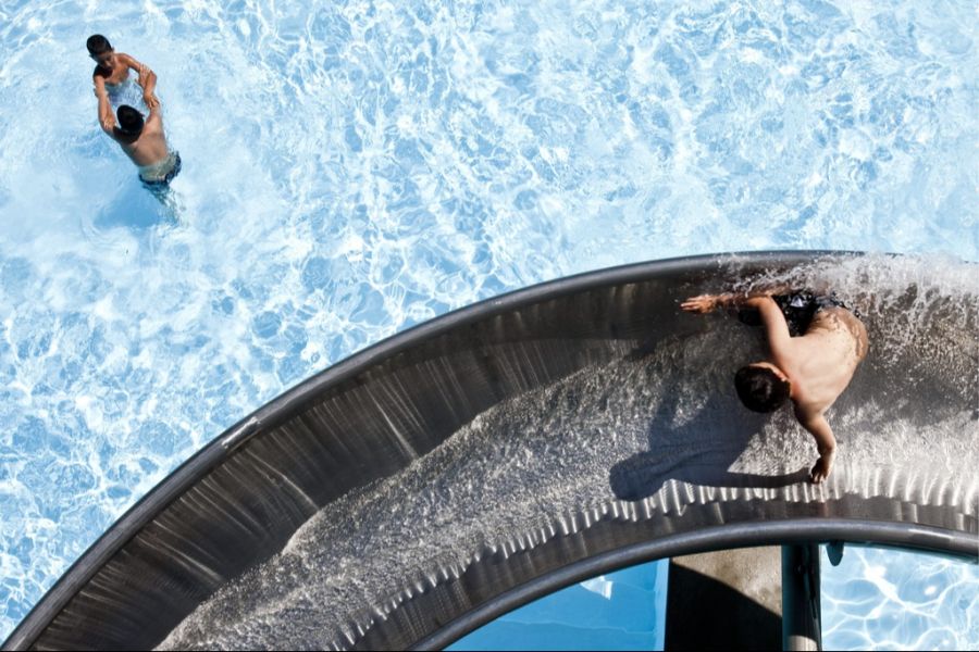 ... oder das Schwimmbad in Arbon.