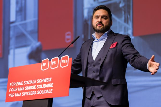 Co-Präsident Cedric Wermuth SP