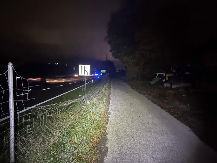 Bei der Kollision entstand Sachschaden.