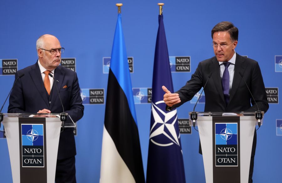 Karis Rutte Estland Nato