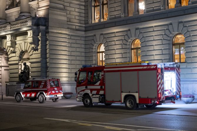 Brand Bundeshaus