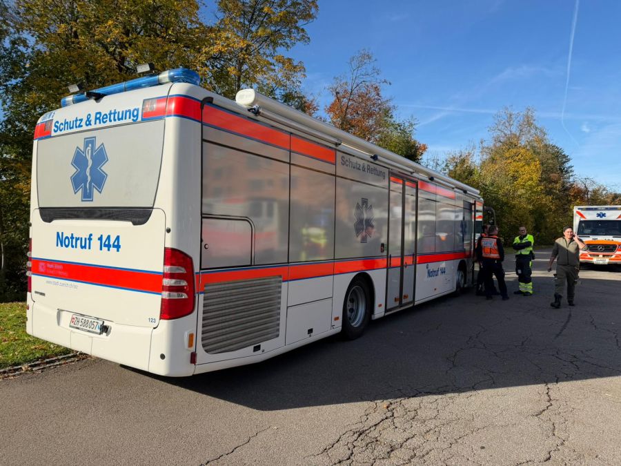 Bilder vom Einsatz in Meilen ZH.