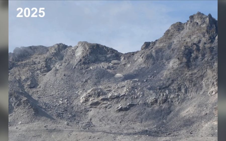 Heute ist gar kein Eis mehr zu erkennen.