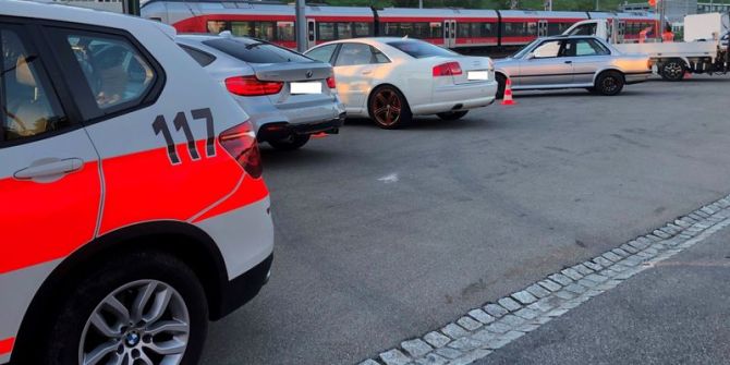 Verkehrskontrolle in Herisau
