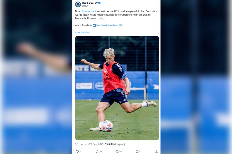 Noah Katterbach Hamburger SV