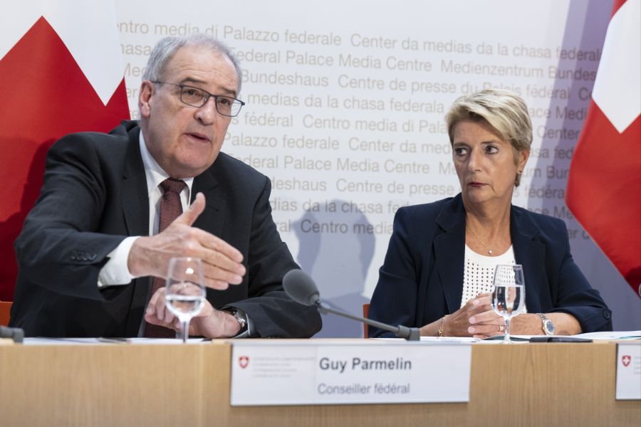 Sie und ihr Vize Guy Parmelin konnten letztlich aber auch bei einem Besuch in den USA keinen Deal erreichen.