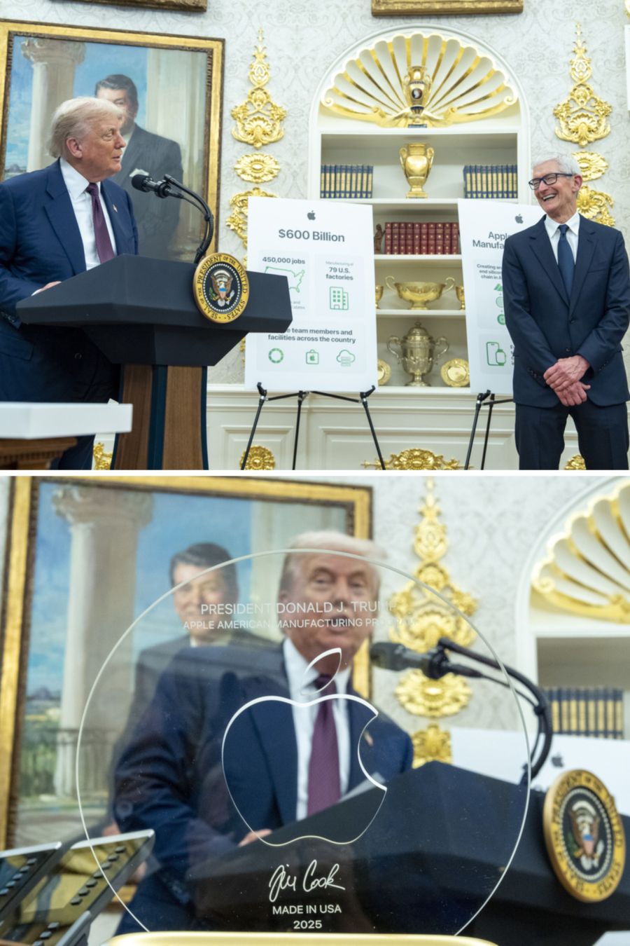Donald Trump Tim Cook