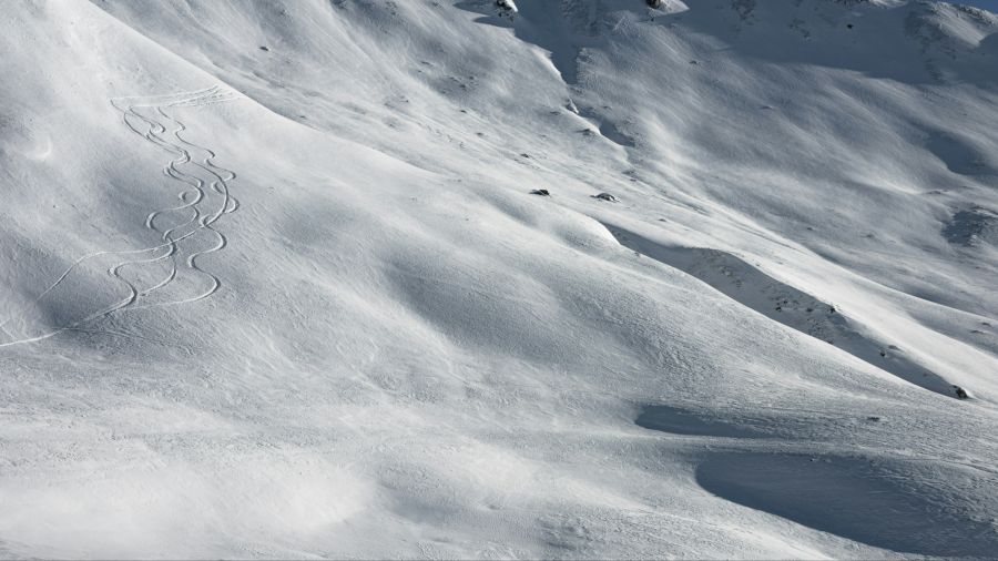 Skipiste in der Schweiz