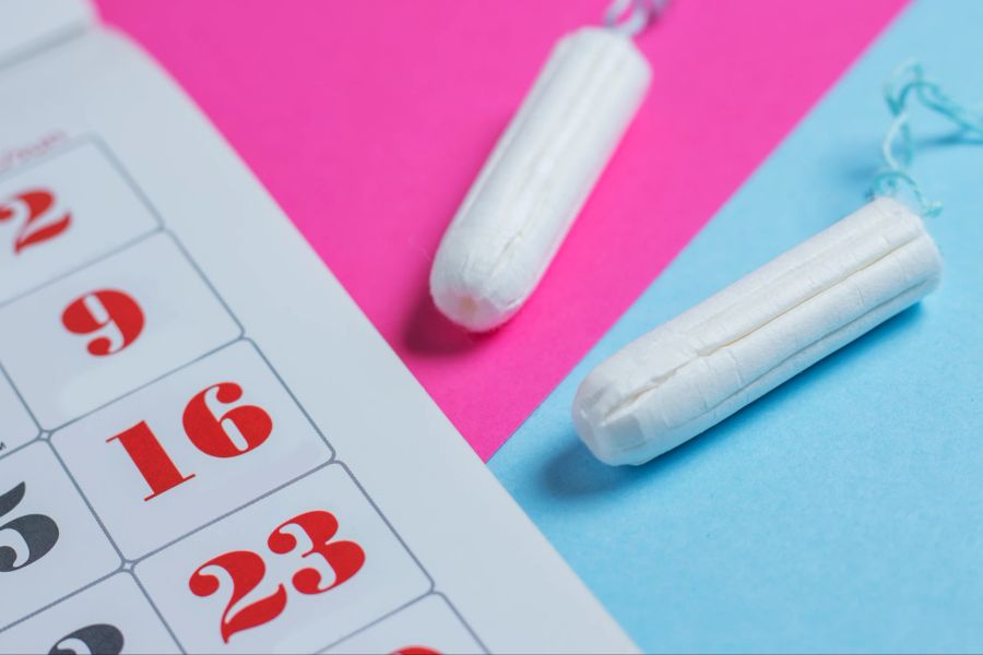 Tampons, Kalender