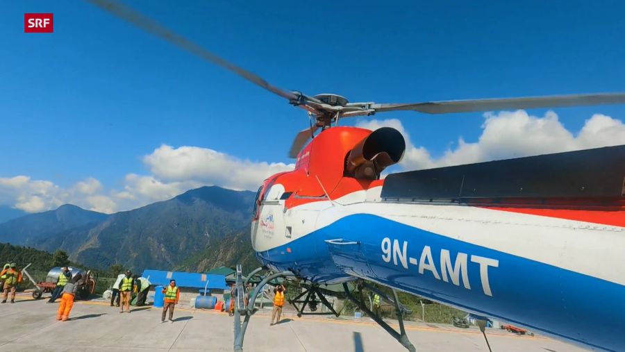 Folini ist sonst bei einer Bündner Heli-Firma angestellt, in der Hochsaison fliegt er zusätzlich in Nepal.