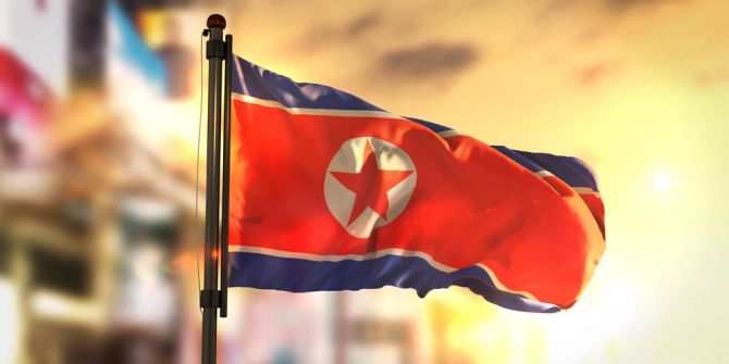 Flagge Nordkorea