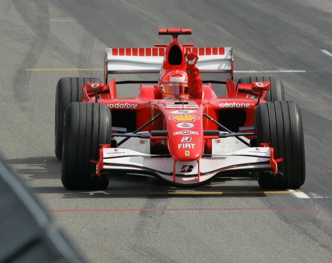 Michael Schumacher im Einsatz für Ferrari im Jahr 2006. Michael Schumacher Ferrari