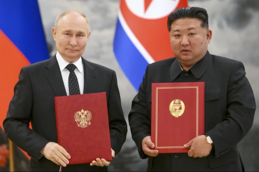 Im Ukraine-Krieg hat Russland Unterstützung von Nordkorea erhalten.