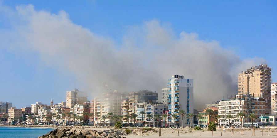 Israel hat erneut die Stadt Tyros im Südlibanon angegriffen. (Archivbild)