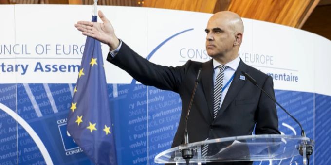 Alain Berset tritt das Amt als Generalsekretär des Europarats an. Alain Berset Generalsekretär Europarat