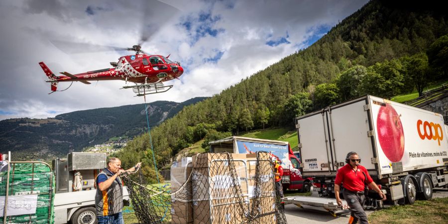 Saas-Fee Lebensmittellieferung