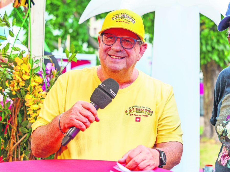 Caliente!-Initiator und Veranstalter Roger Furrer freut sich über ein rundum gelungenes Festival. Nächstes Jahr feiert das Caliente! sein 30-Jahr-Jubiläum.