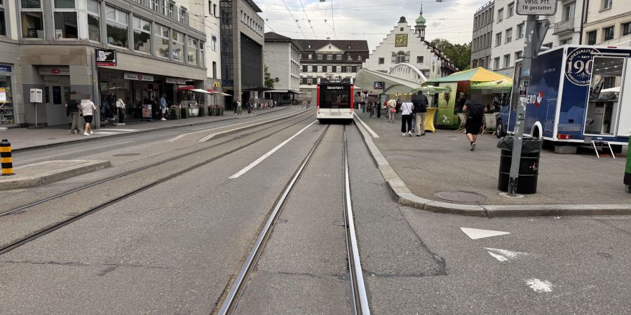 Unfallstelle St. Gallen