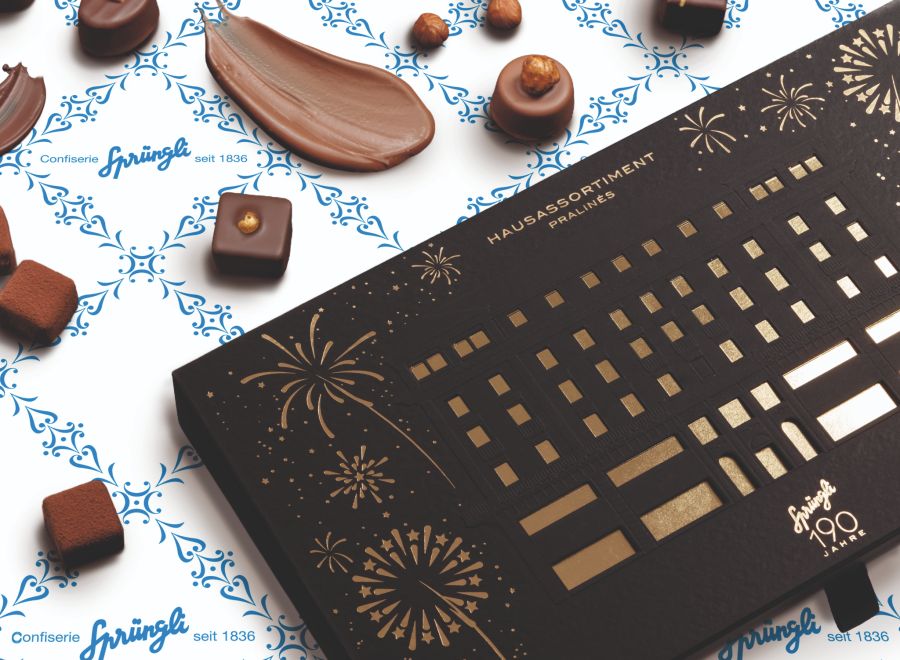 Das Hausassortiment Pralinés vereint exquisite Kreationen wie Grand Cru Arriba Nuss, Noisette oder Vanille sowie zahlreiche weitere Spezialitäten.