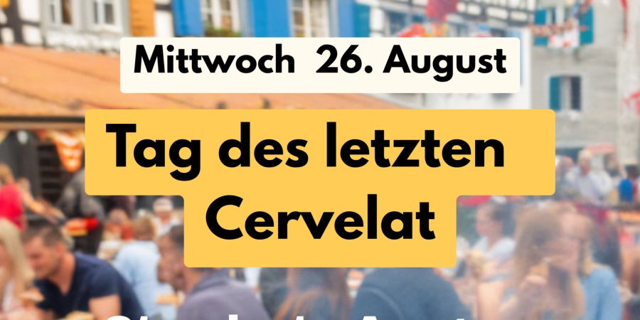 Tag des letzten Cervelat Bauernverband Aargau