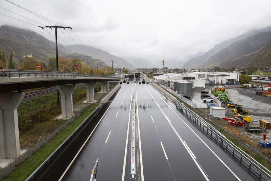 Die Autobahn A9 zwischen Siders und Brig gilt als Problemkind.