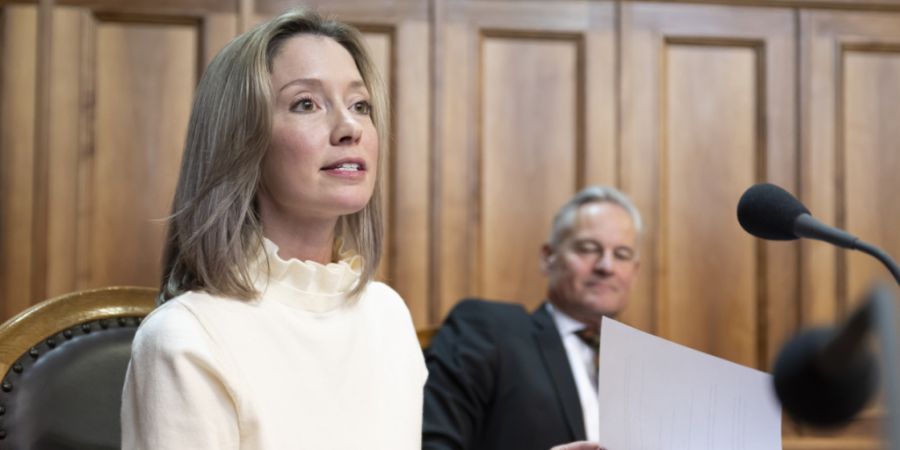 Johanna Gapany bleibt nicht mehr lange Mitglied des Ständerats.