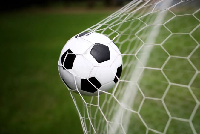 Fussball Tor Rasen Spielfeld