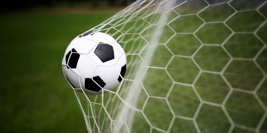 Fussball Tor Rasen Spielfeld