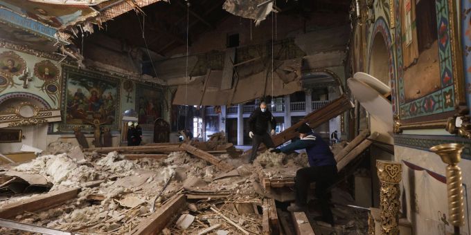 Die südukrainische Stadt Saporischschja ist immer wieder Ziel russischer Luftschläge. Ukraine Krieg