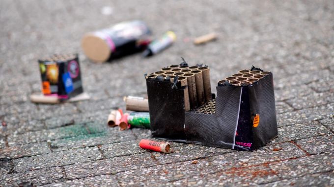 Feuerwerk Silvester Unfall