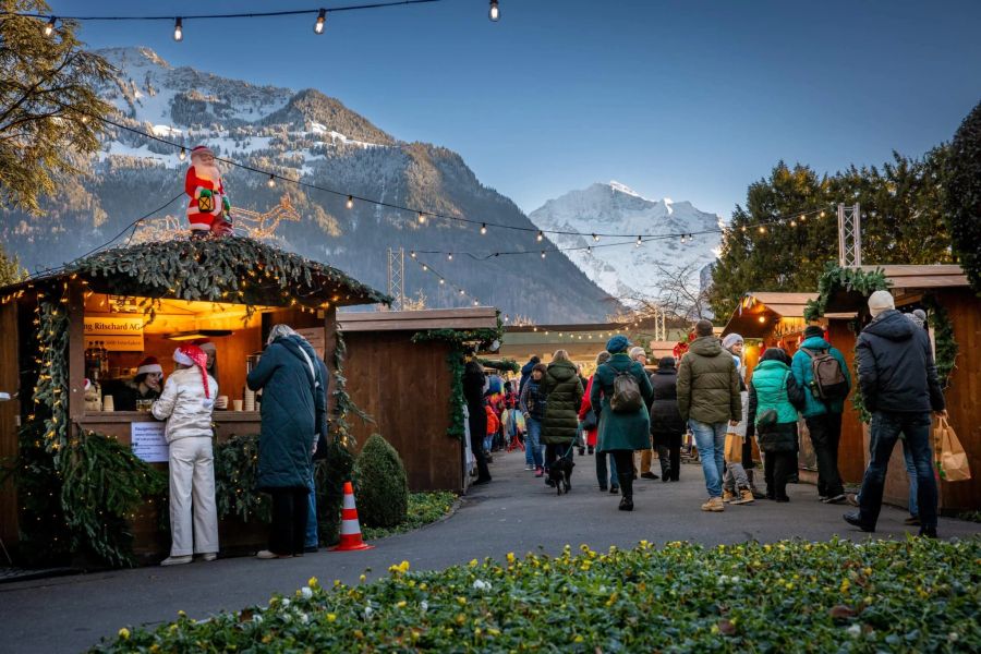 Der Winterheart-Weihnachtsmarkt in Interlaken BE ging am Sonntag zu Ende. (Archivbild)