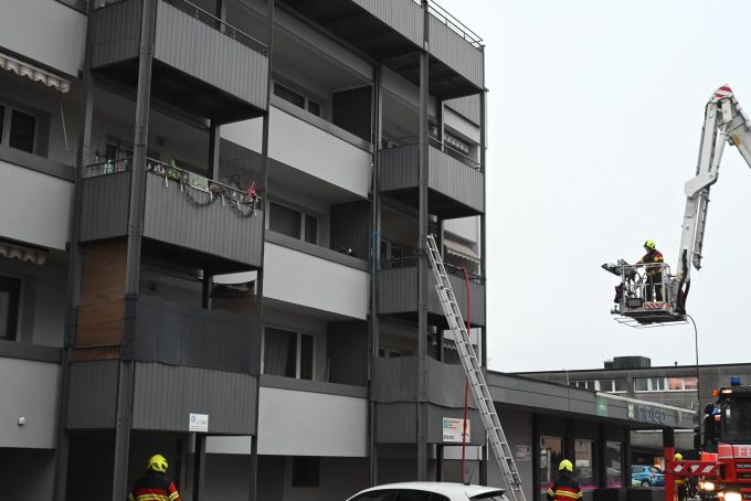 Feuerwehreinsatz wegen Brand in Sargans. Feuerwehreinsatz
