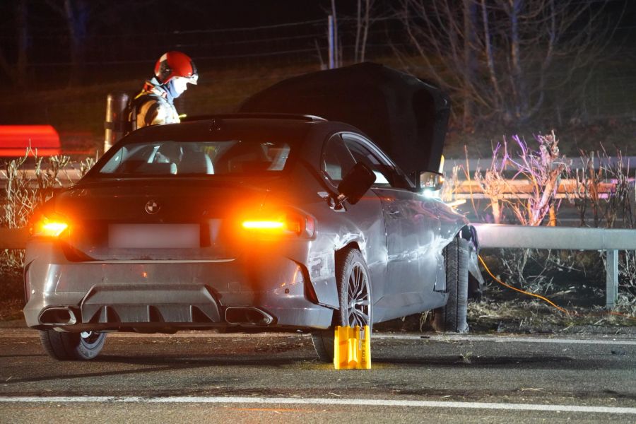 Der Lenker wurde beim Unfall nicht verletzt.