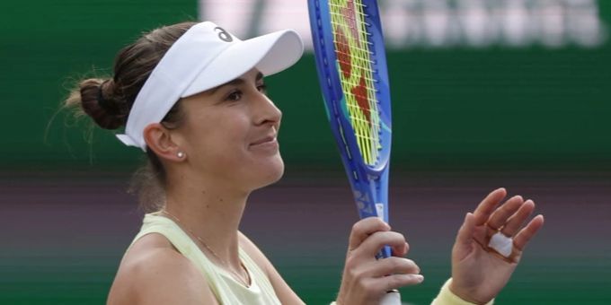 Belinda Bencic ist als Mutter auf der WTA-Tour unterwegs. Belinda Bencic WTA