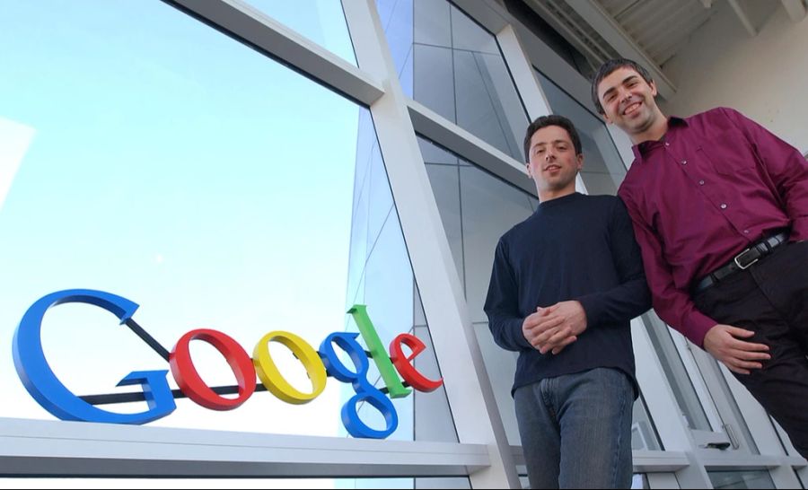 Sergey Brin (l.) gründete zusammen mit Larry Page (r.) Google.