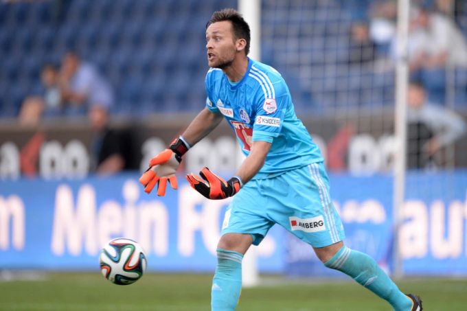 Lorenzo Bucchi zu seiner Aktivzeit als Goalie des FC Luzern. FC Luzern