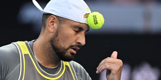 Nick Kyrgios ist bei den Australian Open bereits ausgeschieden. Nick Kyrgios