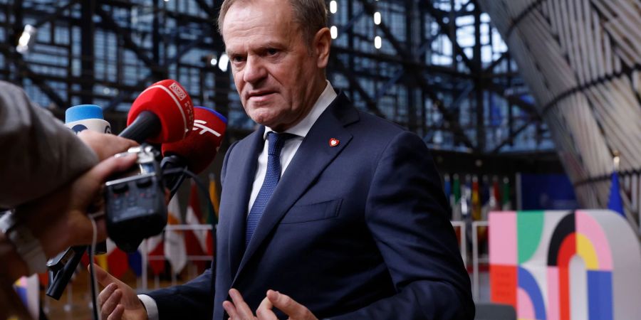 Polens Ministerpräsident Donald Tusk weiss, was auf seine Regierung zukommt: Er war 2014 bis 2019 hauptamtlicher EU-Ratspräsident. (Archivbild)