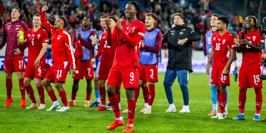 Schweizer Nati Nordmazedonien Noten