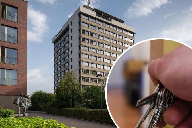 Hochhaus schafft neuen Raum für Wohnen und Pflege