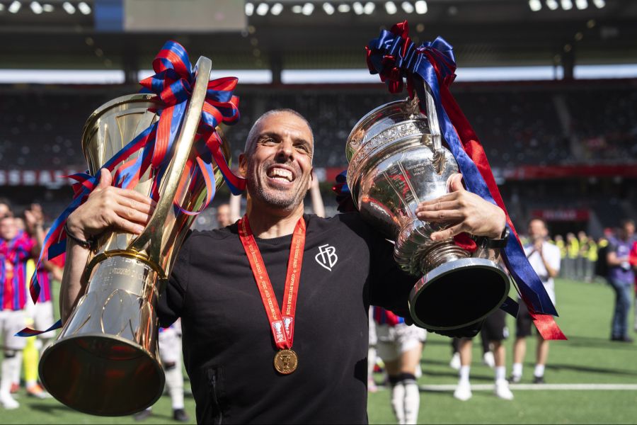 Fabio Celestini holte mit Rotblau das Double. Dann verliess er den Club in Richtung Moskau.