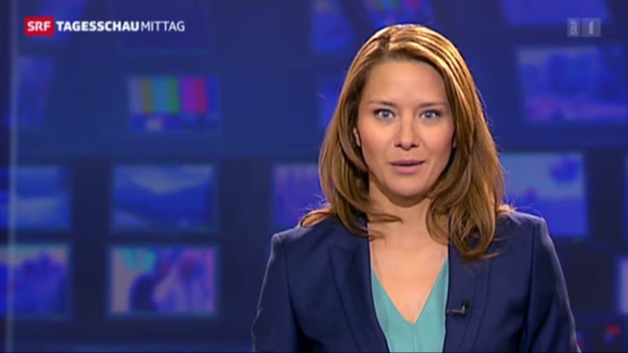 Es folgten die ersten Moderationen aus dem «Tagesschau»-Studio.
