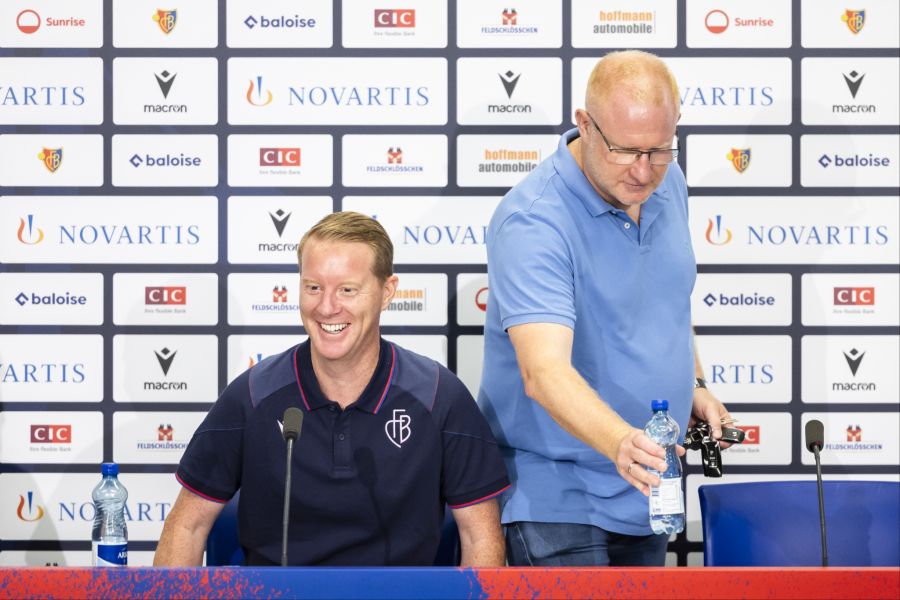 Einst Kollegen beim FCB: Timo Schultz (links) als Trainer und Heiko Vogel als Sportchef.