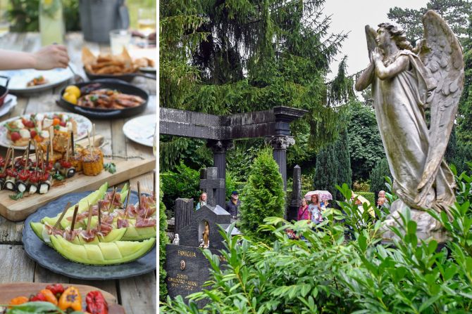 Feste und Konzerte auf Friedhöfe