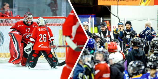 Eishockey erleben und Stars treffen