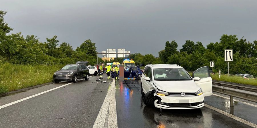 Buchs/N1R: Auffahrkollision